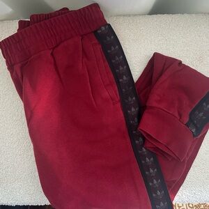 Adidas Red sweat pants